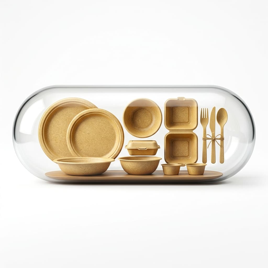 Eco-Friendly Husk Disposable Plates